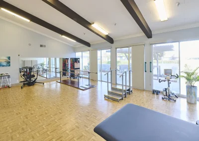 The rehab gym at Shoreline Care Center