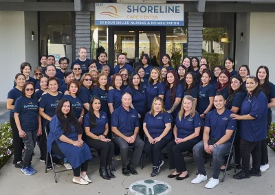 The team of employees at Shoreline Care Center