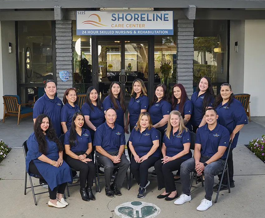 The team of employees at Shoreline Care Center